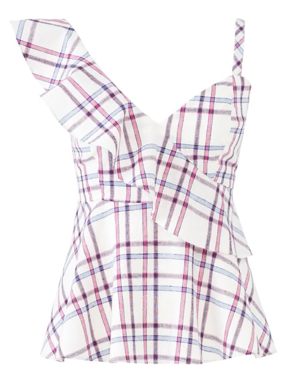 Parker. Plaid Maria Top